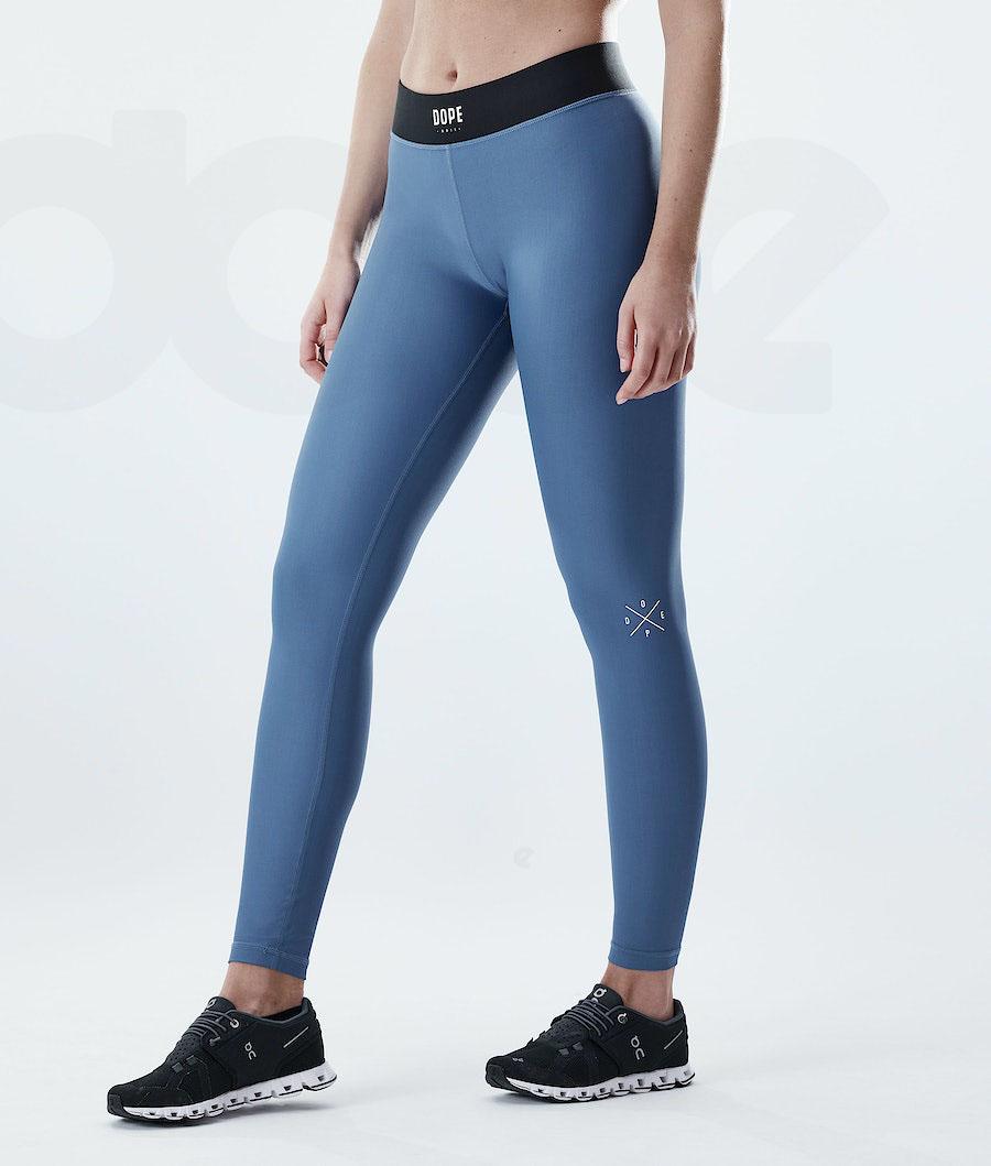 Dope Razor Leggings Damen Blau Grau | CH1258DN