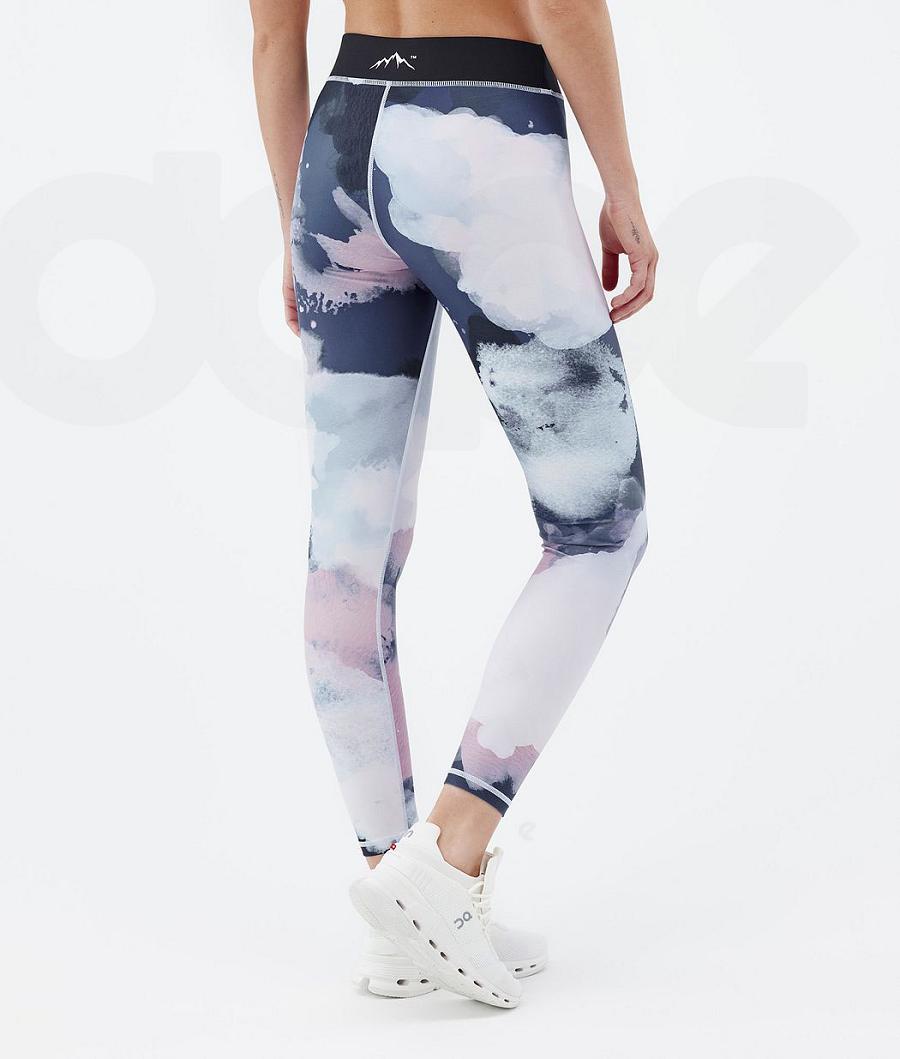 Dope Razor Leggings Damen Blau Mehrfarbig | CH1252UT