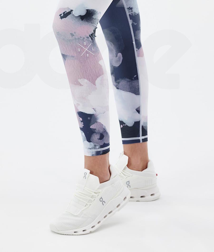 Dope Razor Leggings Damen Blau Mehrfarbig | CH1252UT