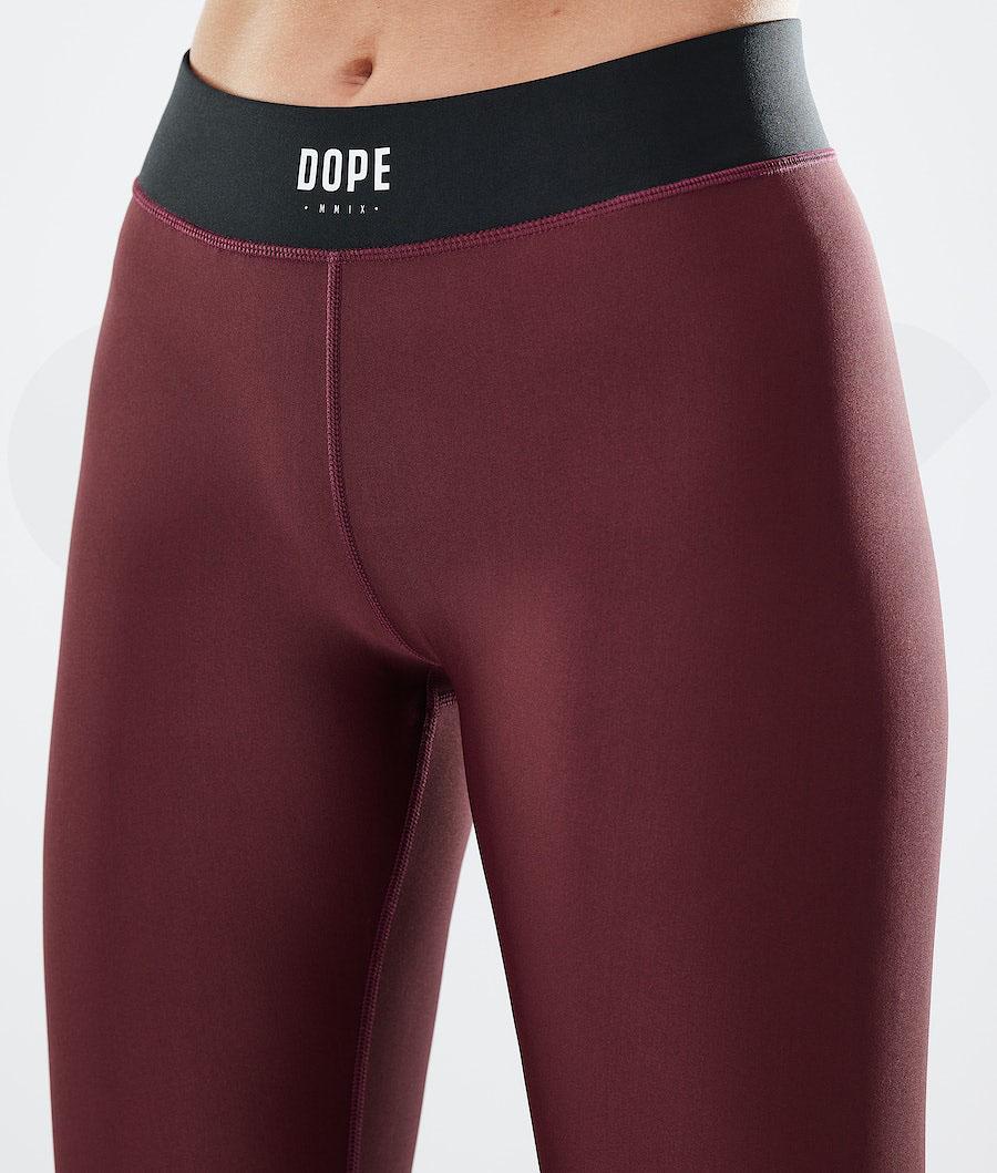 Dope Razor Leggings Damen Bordeaux | CH1257SO