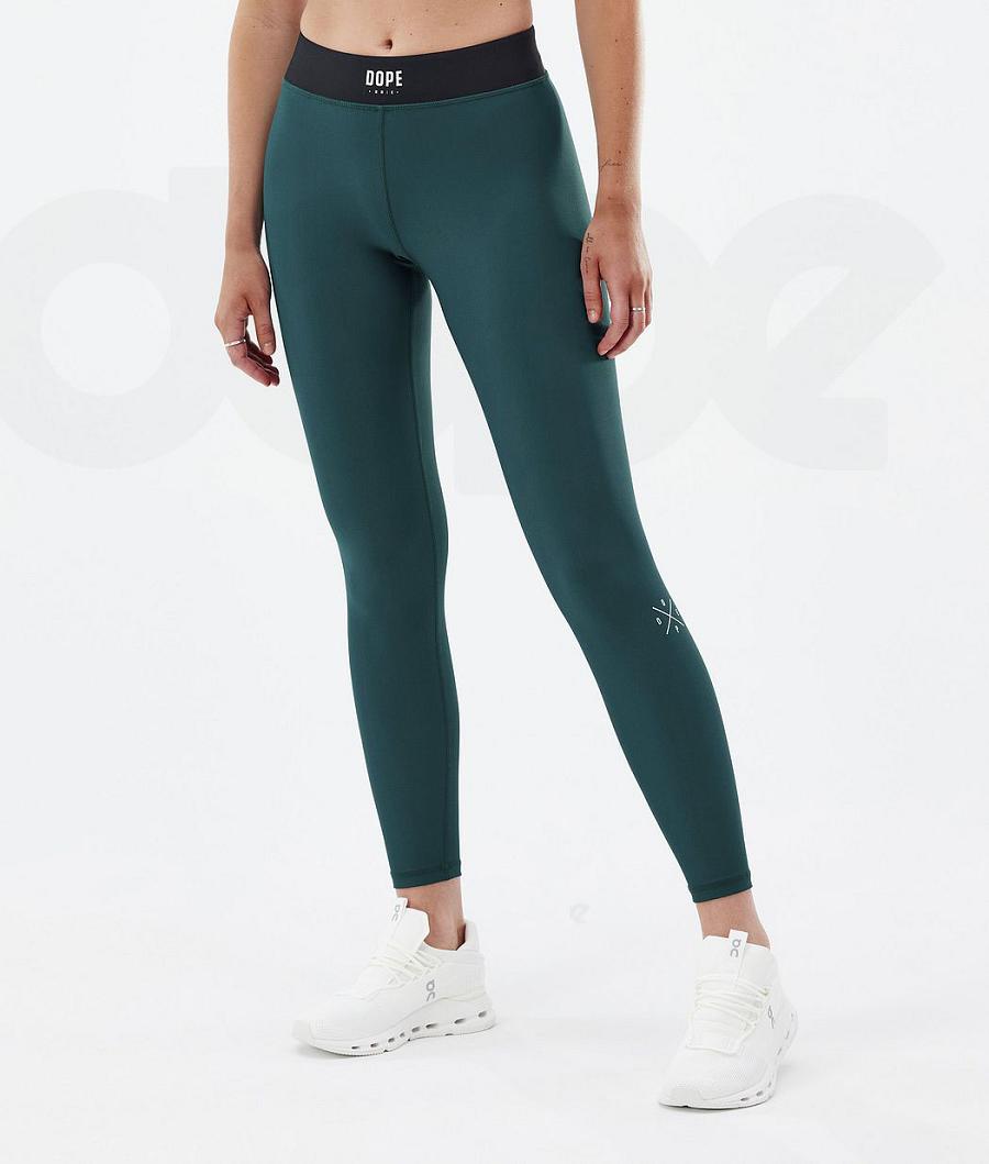 Dope Razor Leggings Damen Grün | CH1260GL