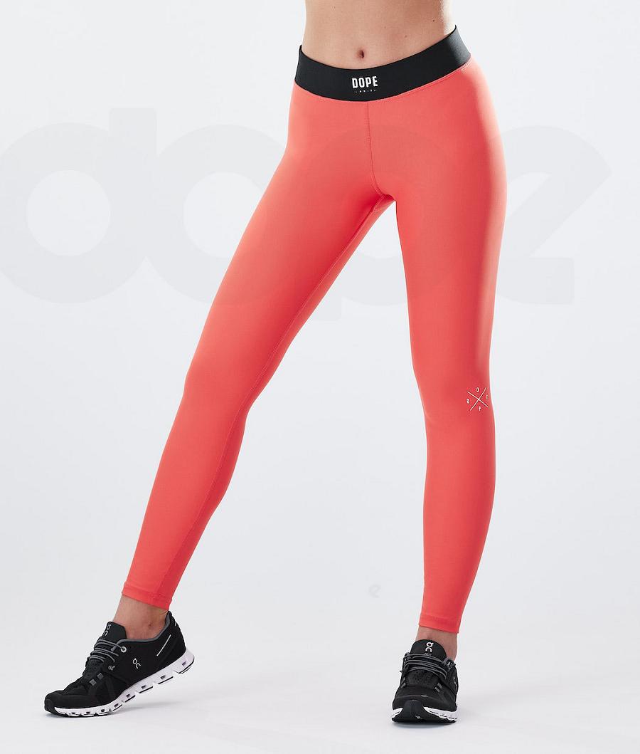 Dope Razor Leggings Damen Orange | CH1256AP