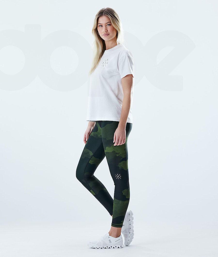 Dope Razor W Leggings Damen Grün Camouflage | CH1247WY