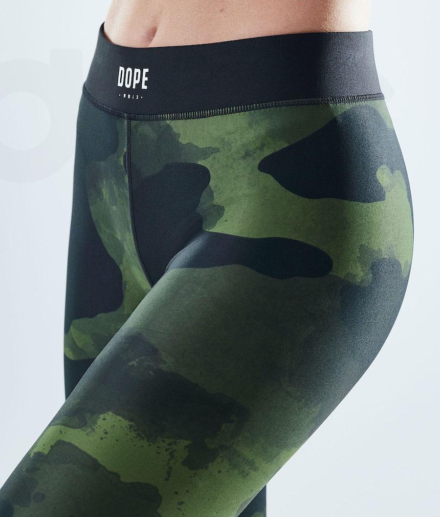 Dope Razor W Leggings Damen Grün Camouflage | CH1247WY