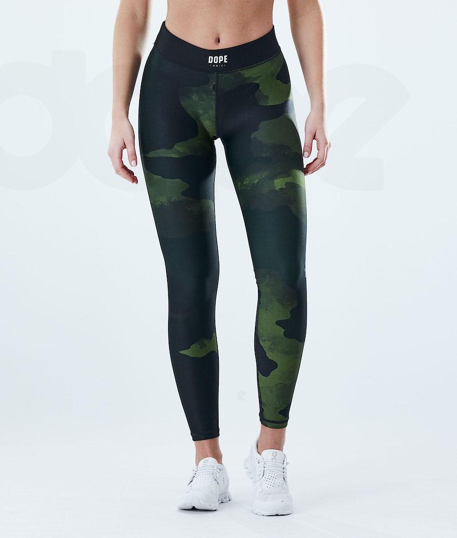 Dope Razor W Leggings Damen Grün Camouflage | CH1247WY