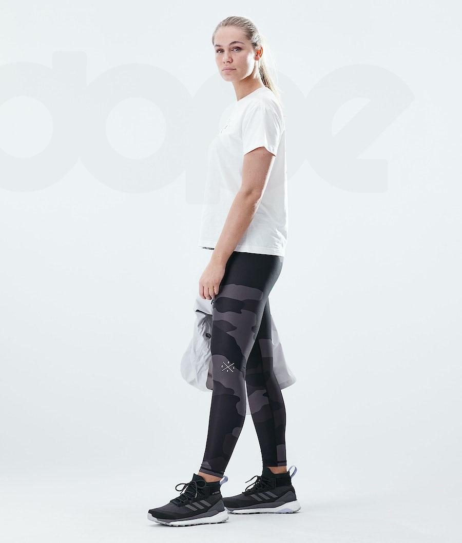 Dope Razor W Leggings Damen Schwarz Camouflage | CH1244NB