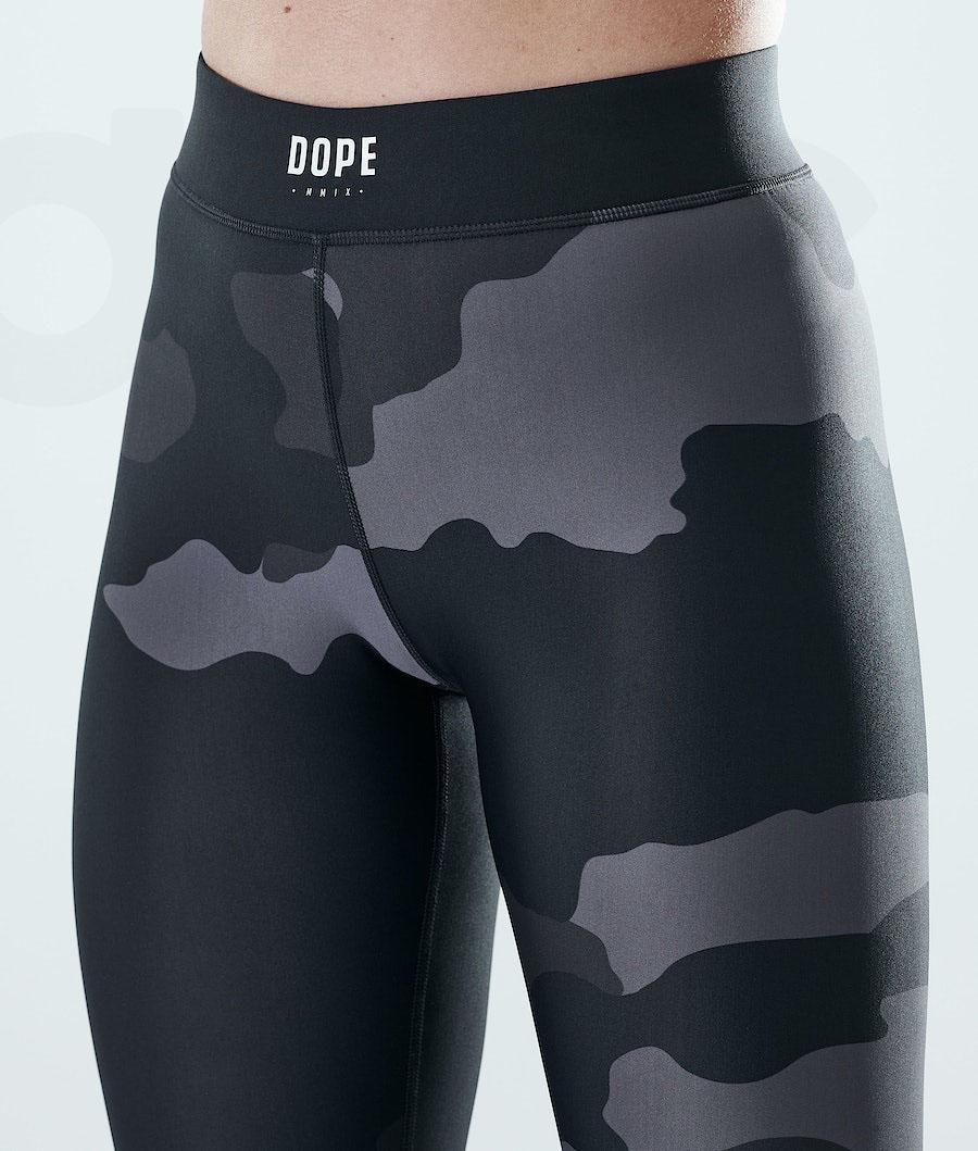 Dope Razor W Leggings Damen Schwarz Camouflage | CH1244NB