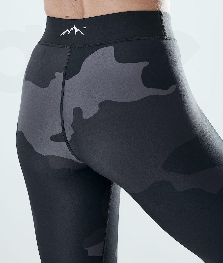 Dope Razor W Leggings Damen Schwarz Camouflage | CH1244NB