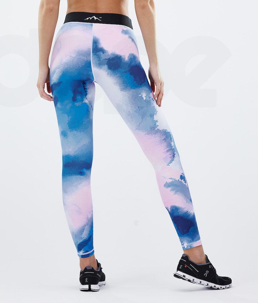 Dope Razor W Leggings Damen Weiß Mehrfarbig | CH1245MA