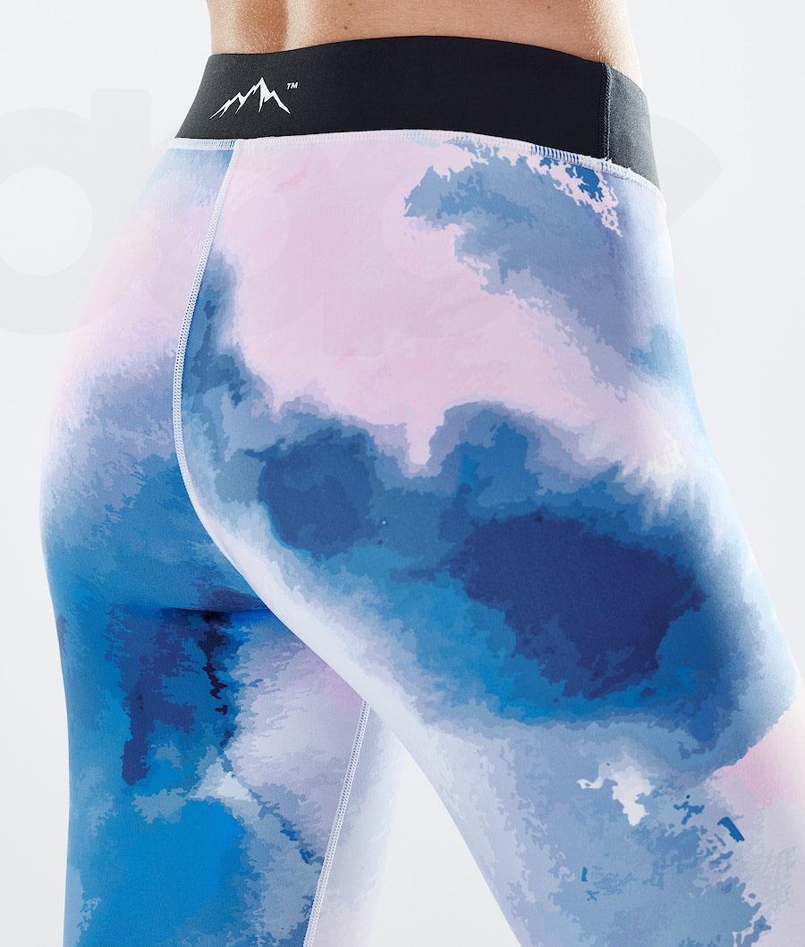 Dope Razor W Leggings Damen Weiß Mehrfarbig | CH1245MA