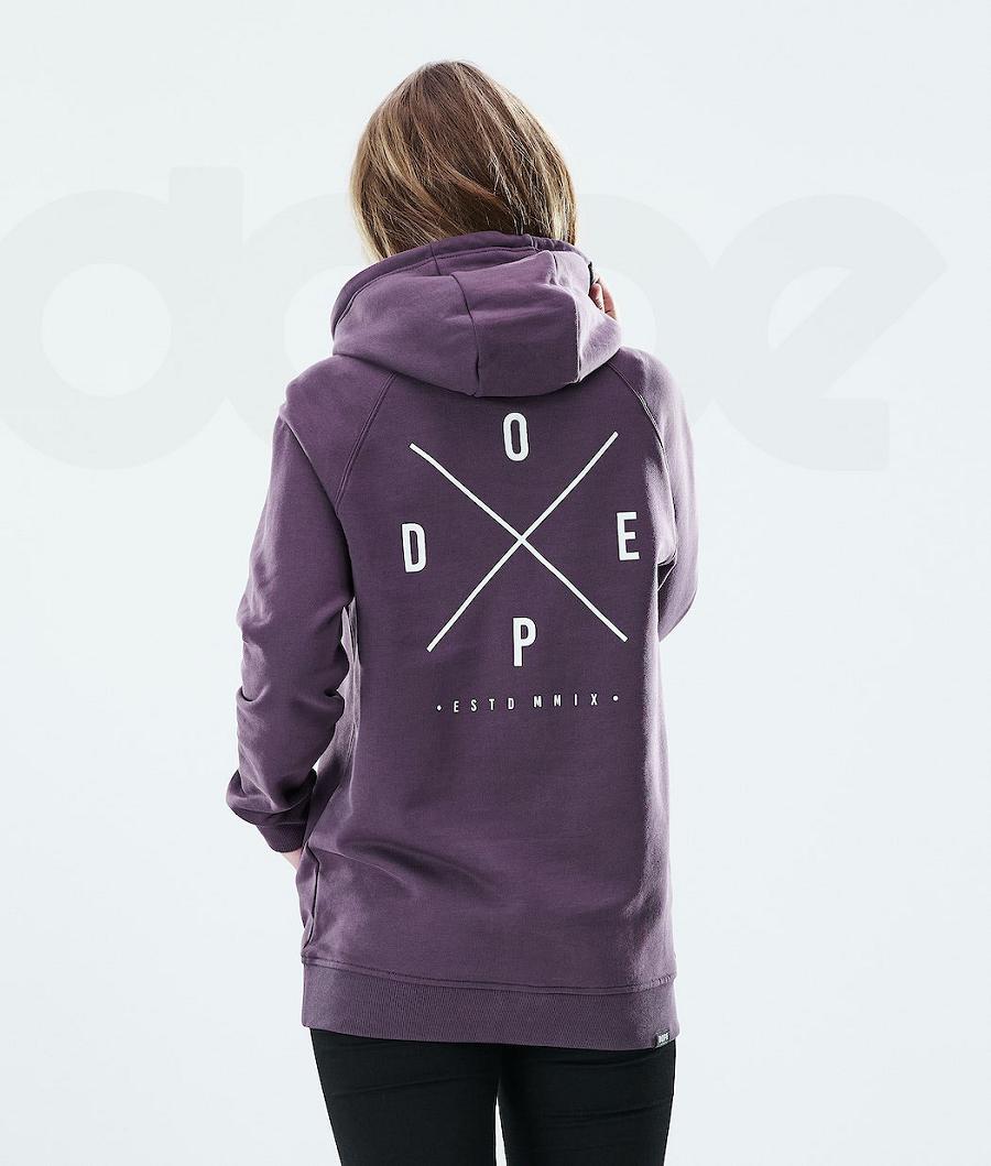 Dope Regular 2X-UP Hoodie Damen Lila | CH1226UT