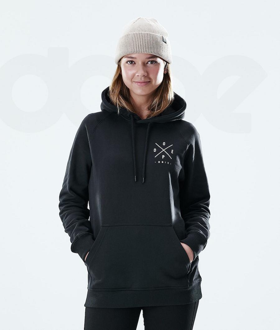 Dope Regular 2X-UP Hoodie Damen Schwarz | CH1224TV