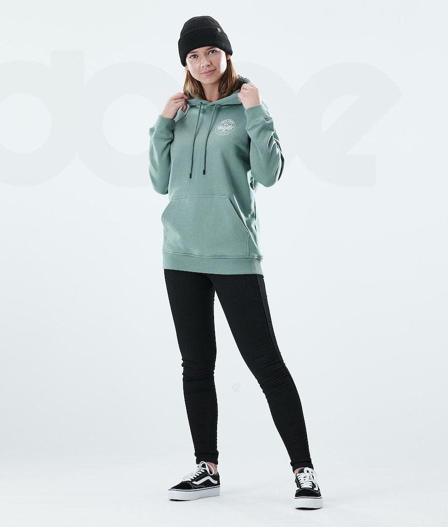 Dope Regular Beak Hoodie Damen Grün | CH1223RW