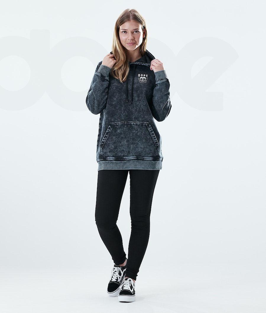 Dope Regular Palm Hoodie Damen Schwarz | CH1220QZ