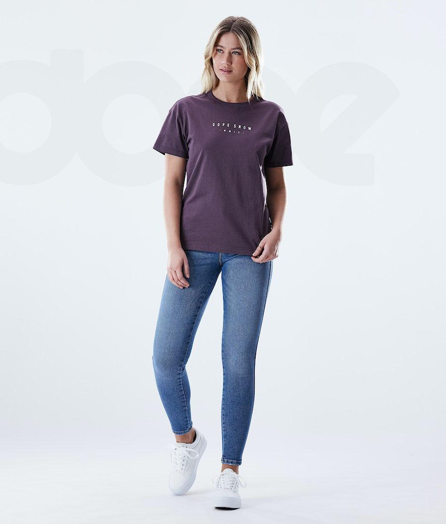 Dope Regular Range T-shirts Damen Lila | CH1301RW