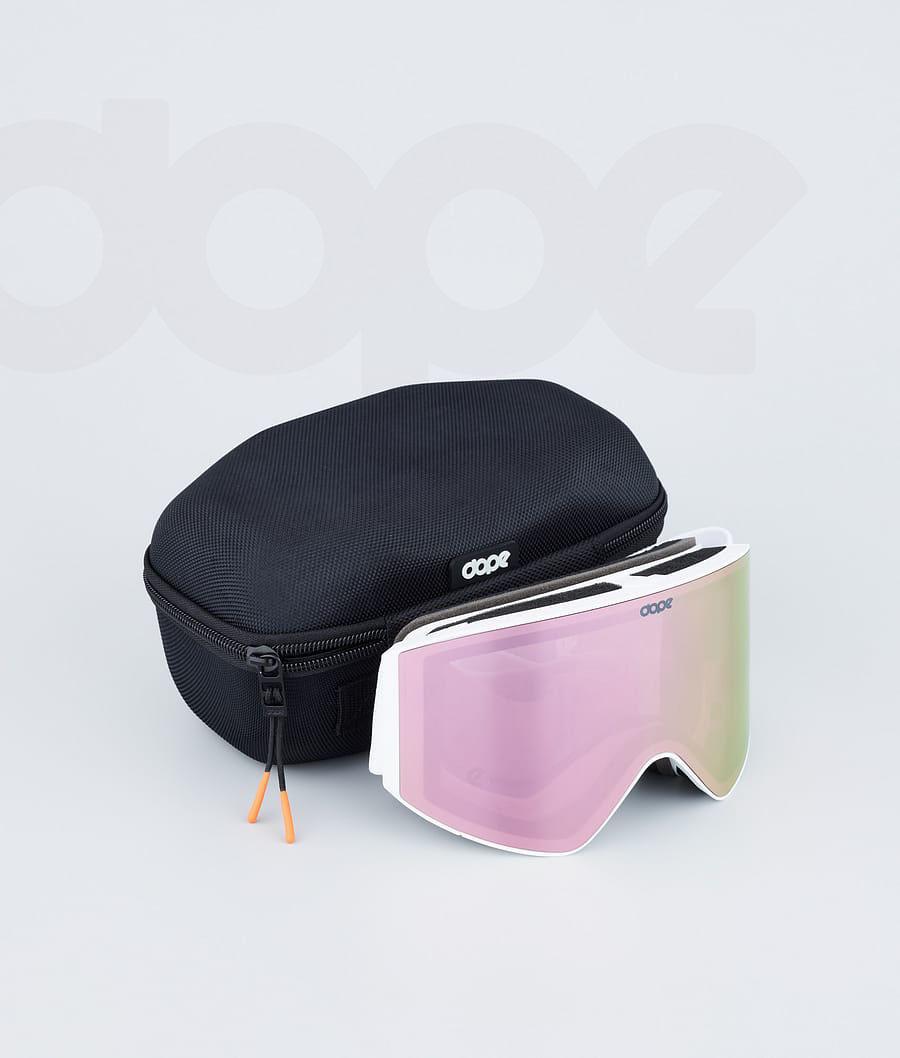 Dope Sight 2021 Brille Damen Weiß Rosa | CH1111CE