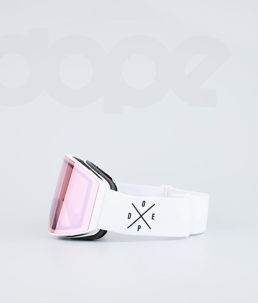 Dope Sight Brille Damen Weiß Rosa | CH1114NB