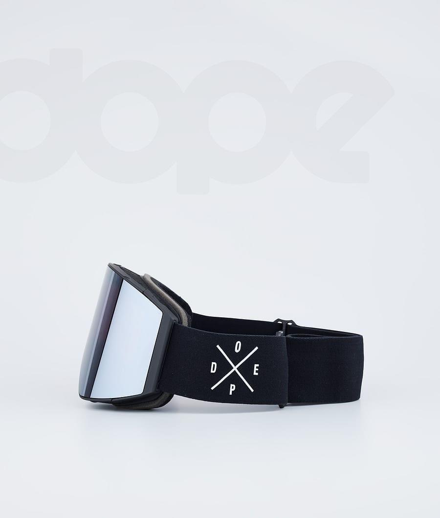 Dope Sight Brille Herren Schwarz Schwarz Silber | CH1958AP