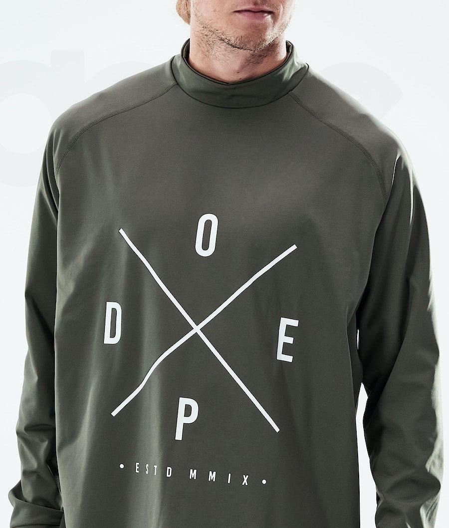 Dope Snuggle 2X-Up Funktionsshirt Herren Olivgrün Grün | CH2006UT