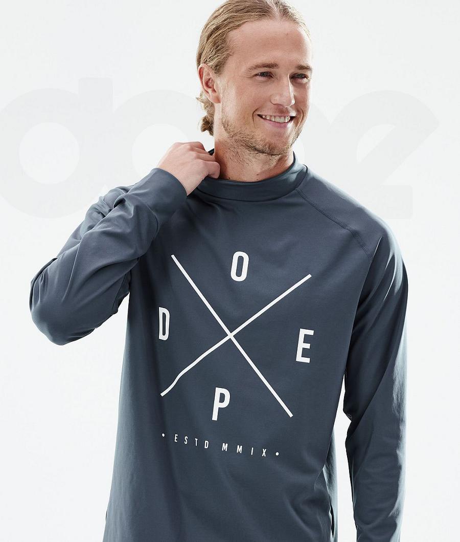 Dope Snuggle 2X-Up Funktionsshirt Herren Blau | CH2008OR