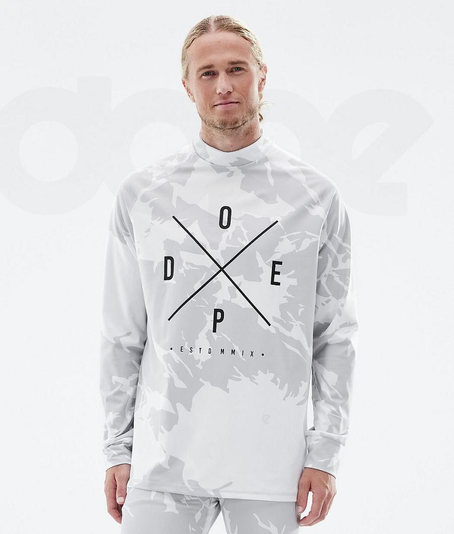 Dope Snuggle 2X-Up Funktionsshirt Herren Grau Camouflage | CH2010AP