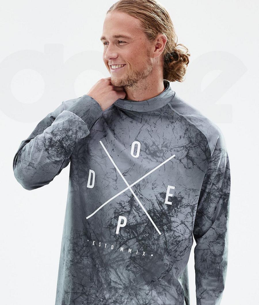 Dope Snuggle 2X-Up Funktionsshirt Herren Silber Grau | CH2011SO