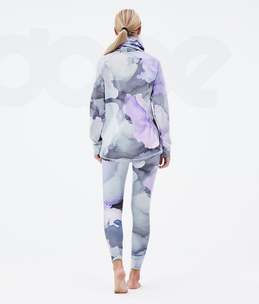 Dope Snuggle W 2X-Up Blot Funktionsshirt Damen Lila Mehrfarbig | CH1173YU