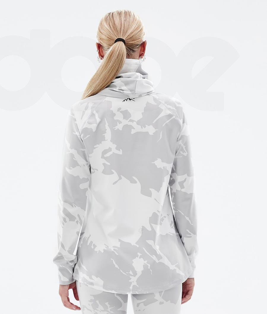 Dope Snuggle W 2X-Up Funktionsshirt Damen Grau Camouflage | CH1175IS