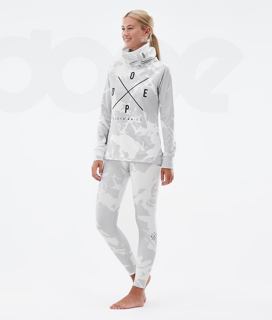 Dope Snuggle W 2X-Up Funktionsshirt Damen Grau Camouflage | CH1175IS