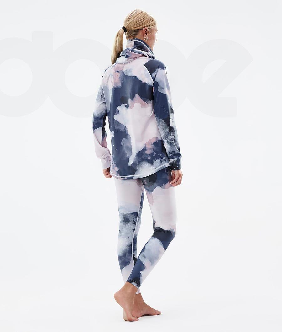 Dope Snuggle W 2X-Up Funktionsshirt Damen Rosa Blau | CH1180DN