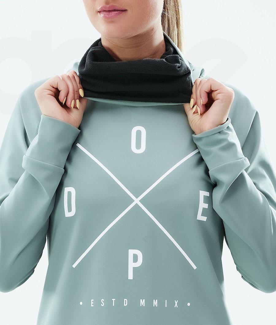 Dope Snuggle W 2X-Up Funktionsshirt Damen Aqua | CH1182GL