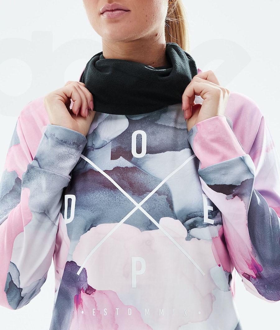 Dope Snuggle W 2X-Up Funktionsshirt Damen Rosa Mehrfarbig | CH1184JJ