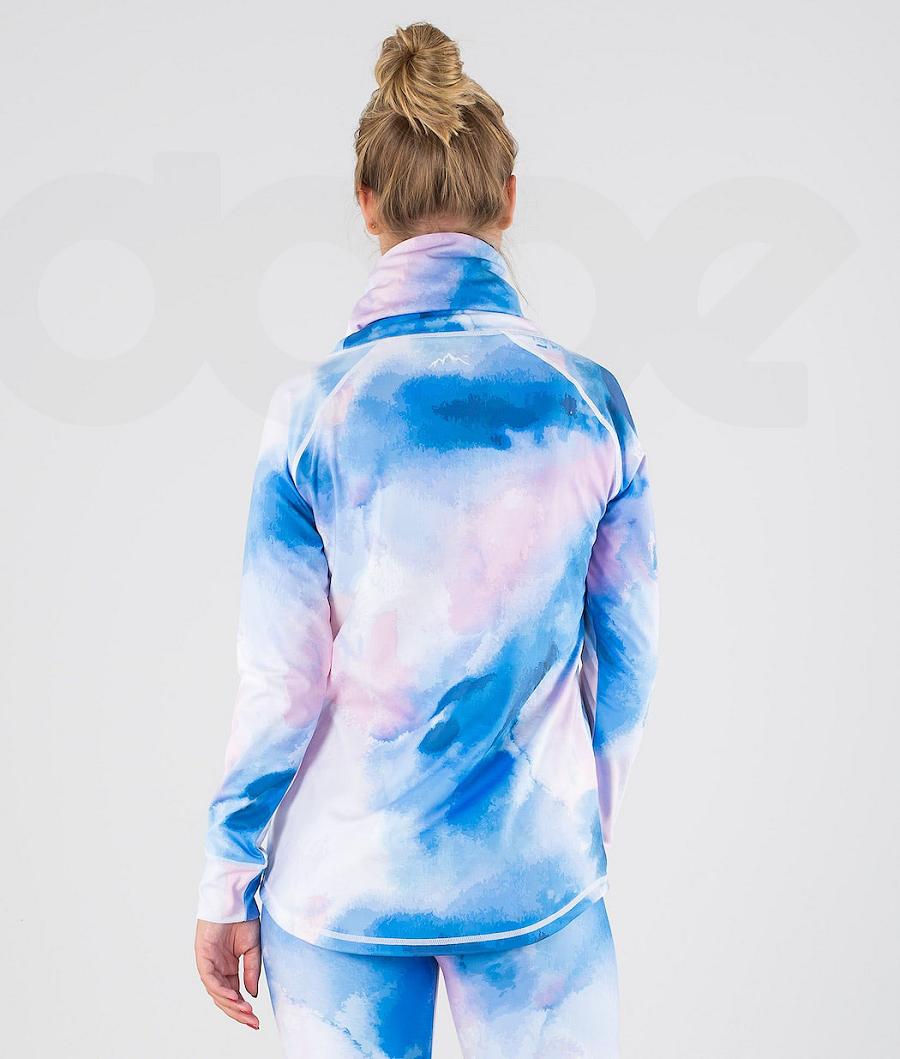 Dope Snuggle W OG Funktionsshirt Damen Blau Mehrfarbig | CH1168QZ