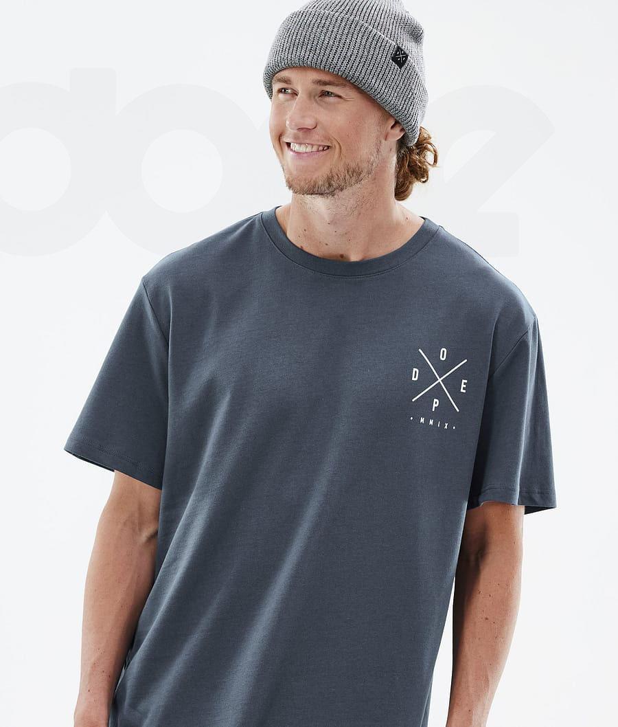 Dope Standard 2X-Up T-shirts Herren Blau | CH2084UT