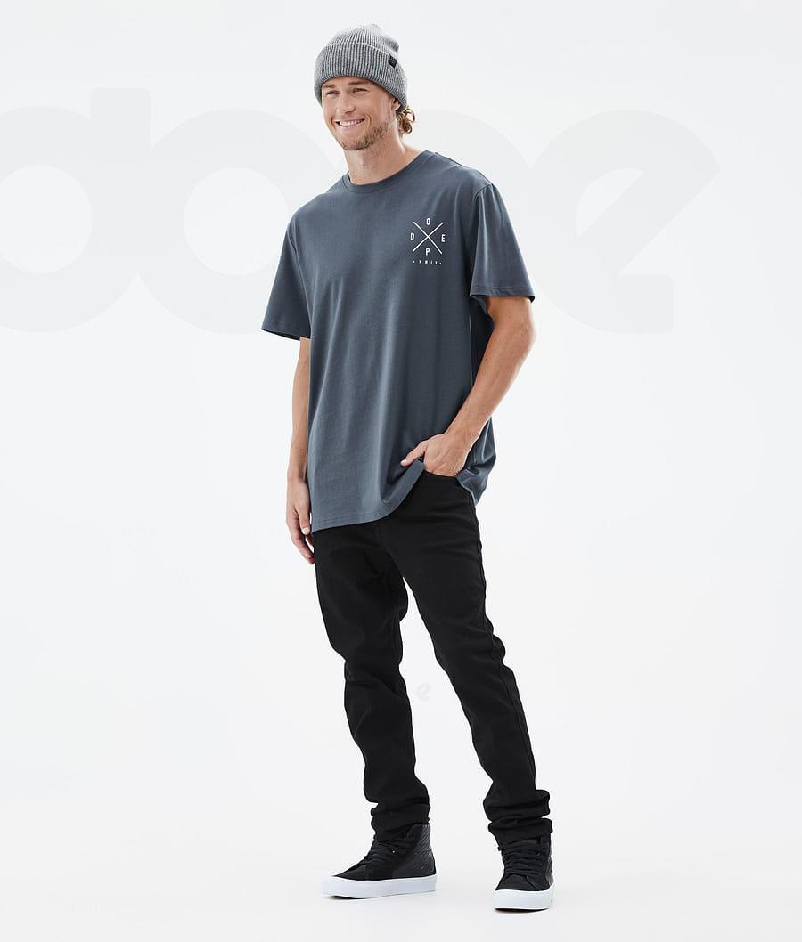 Dope Standard 2X-Up T-shirts Herren Blau | CH2084UT