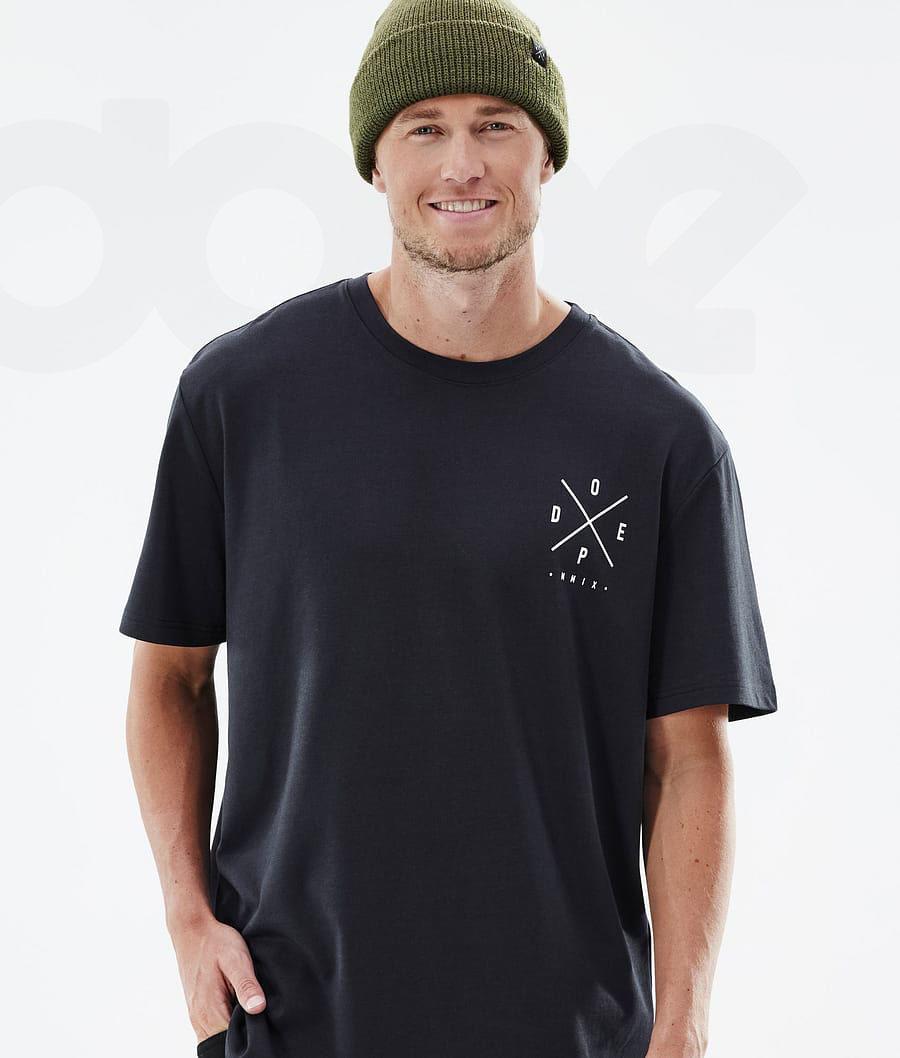 Dope Standard 2X-Up T-shirts Herren Schwarz | CH2083YU