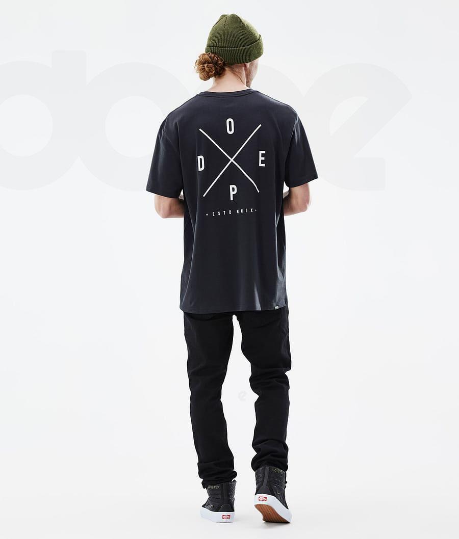 Dope Standard 2X-Up T-shirts Herren Schwarz | CH2083YU