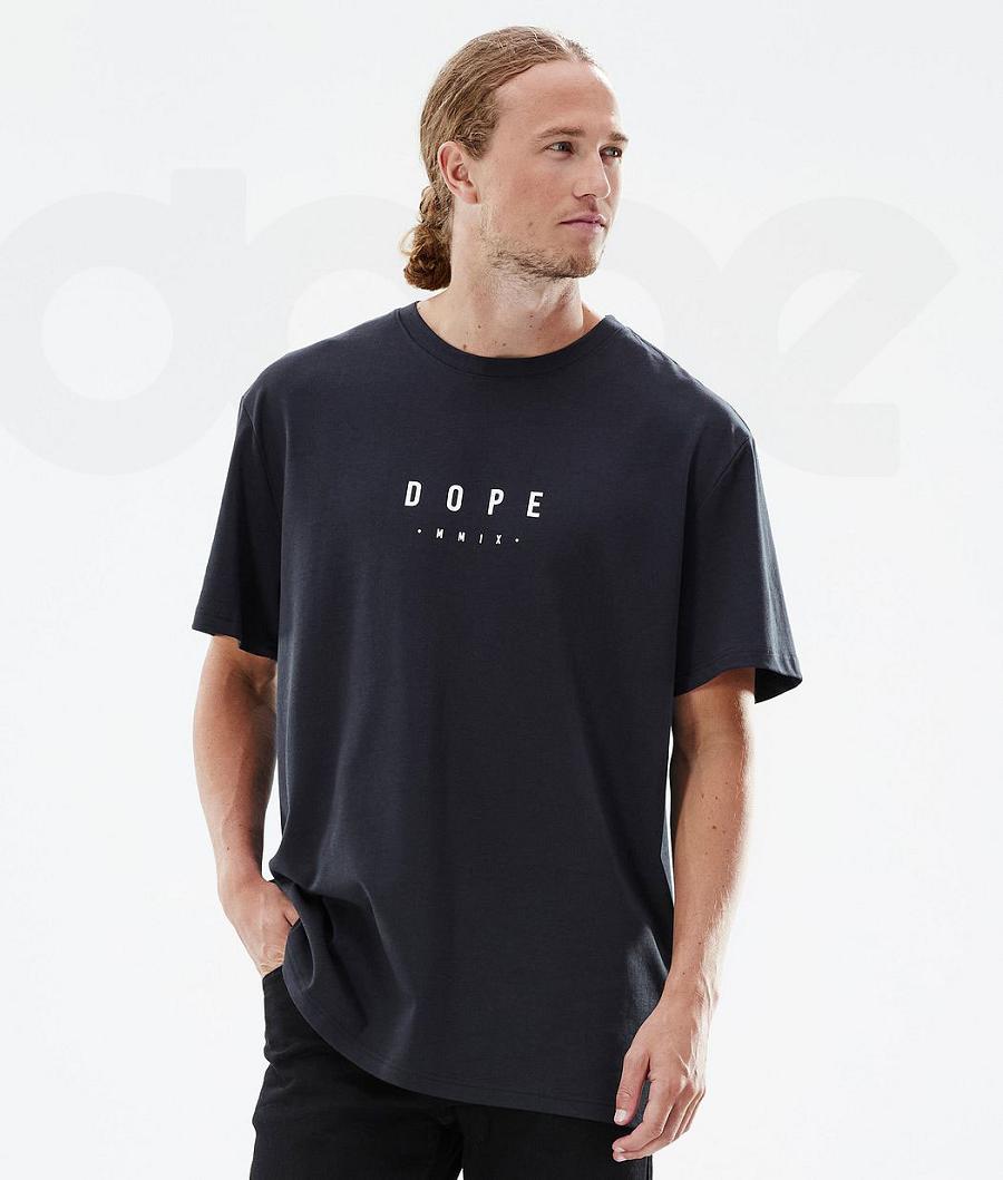 Dope Standard Peak T-shirts Herren Schwarz | CH2081RW