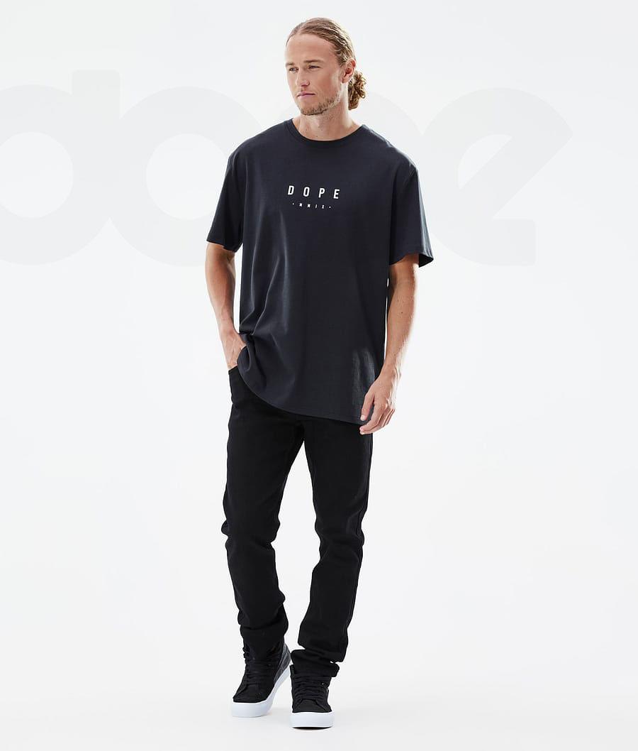 Dope Standard Peak T-shirts Herren Schwarz | CH2081RW