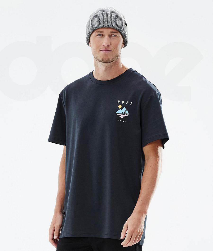 Dope Standard Pine T-shirts Herren Schwarz | CH2080EX