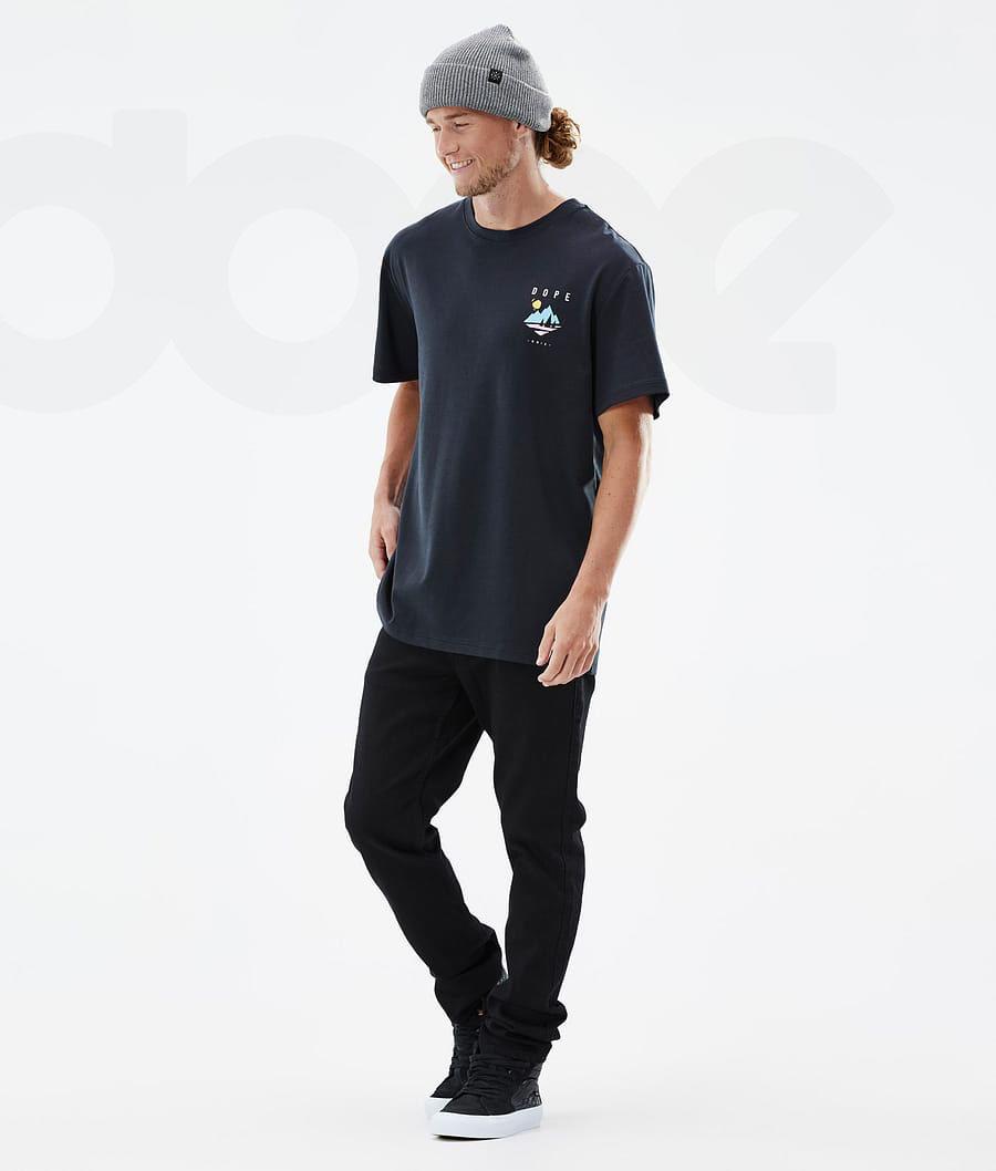 Dope Standard Pine T-shirts Herren Schwarz | CH2080EX