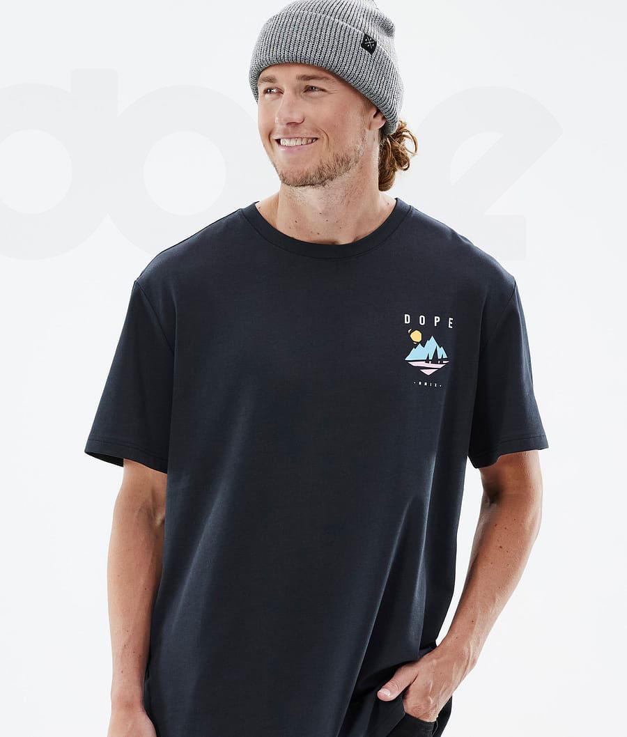 Dope Standard Pine T-shirts Herren Schwarz | CH2080EX