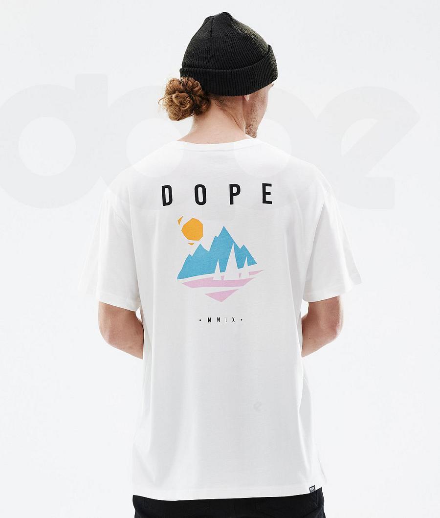 Dope Standard Pine T-shirts Herren Weiß | CH2079WY