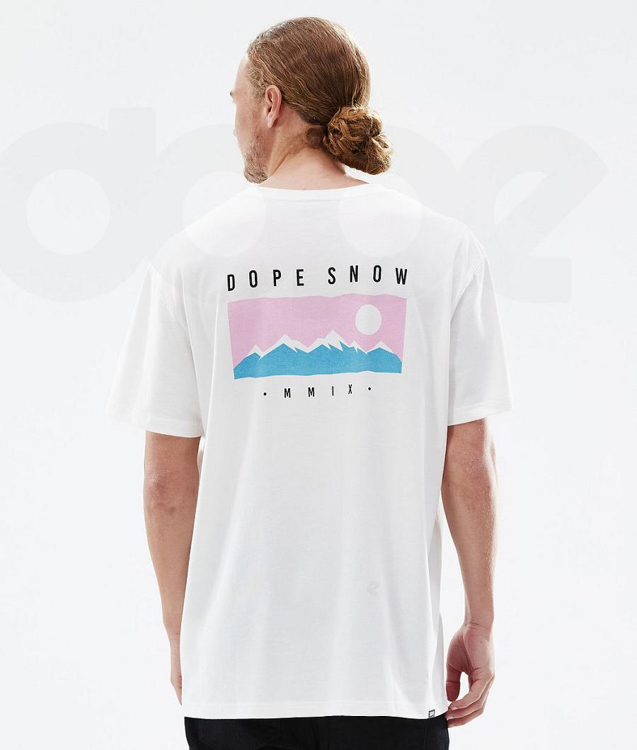 Dope Standard Range T-shirts Herren Weiß | CH2078QZ