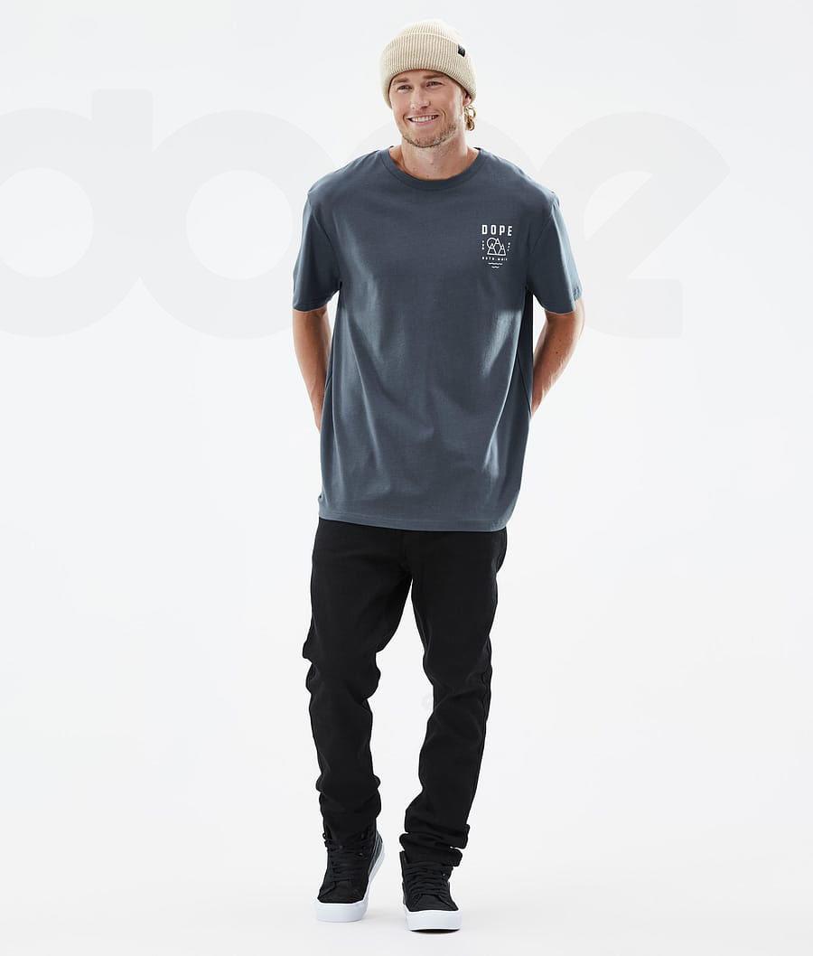 Dope Standard Summit T-shirts Herren Blau | CH2074VD