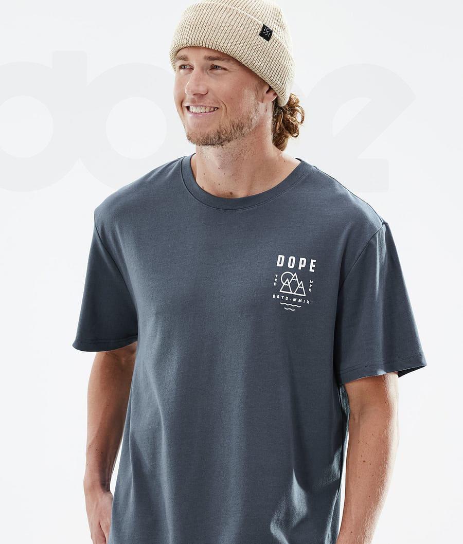 Dope Standard Summit T-shirts Herren Blau | CH2074VD