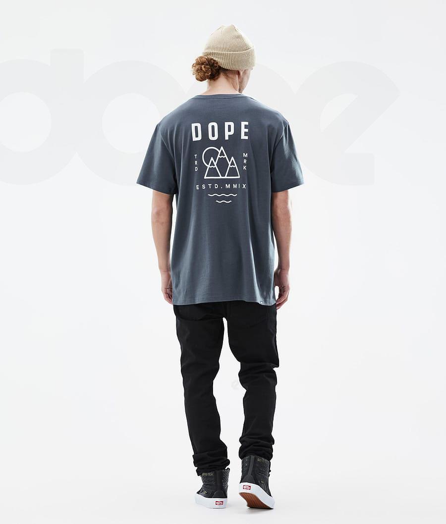 Dope Standard Summit T-shirts Herren Blau | CH2074VD