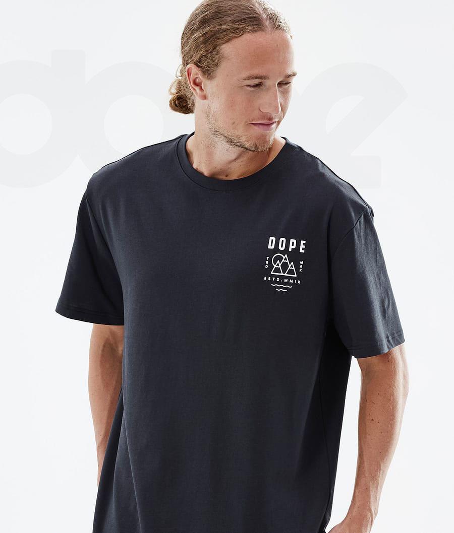 Dope Standard Summit T-shirts Herren Schwarz | CH2073CE