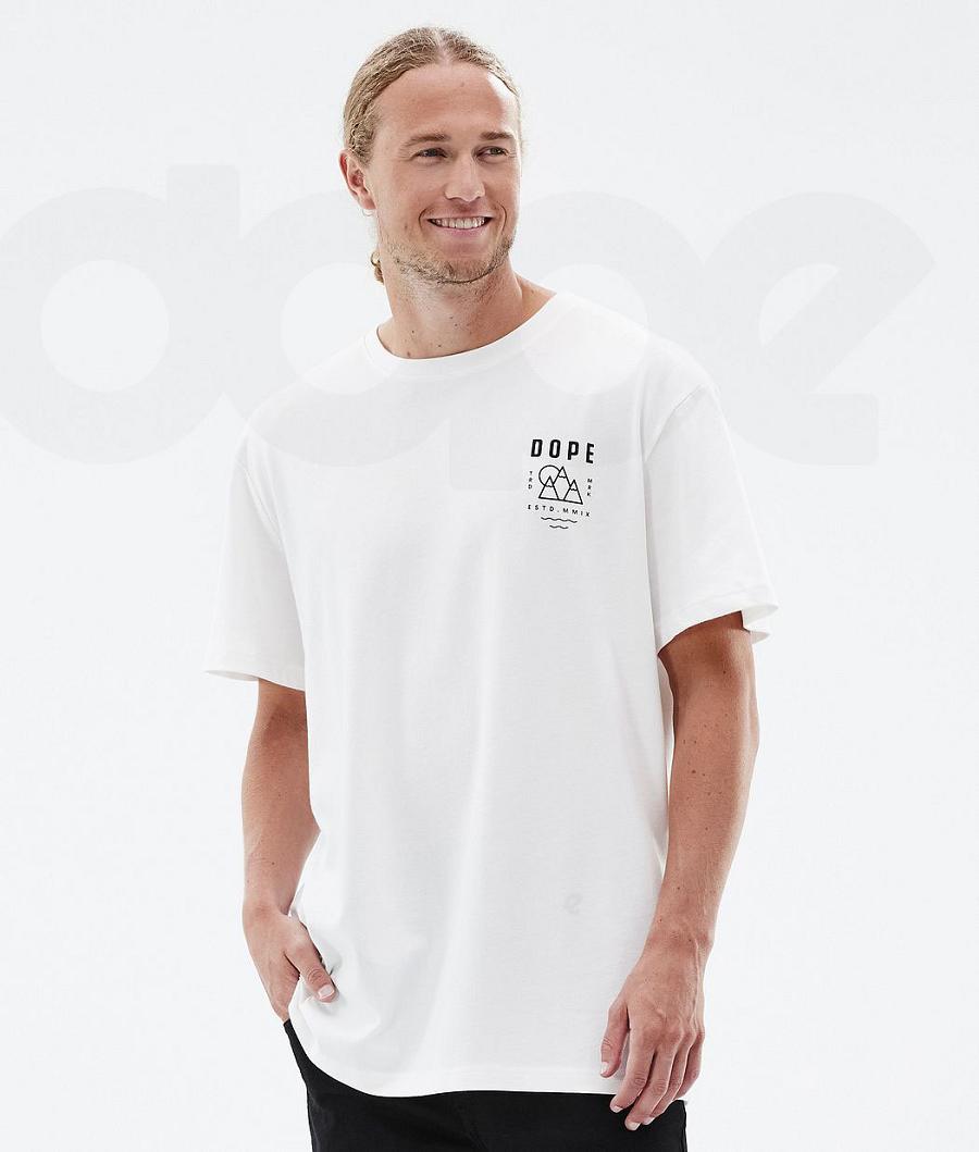 Dope Standard Summit T-shirts Herren Weiß | CH2075BC