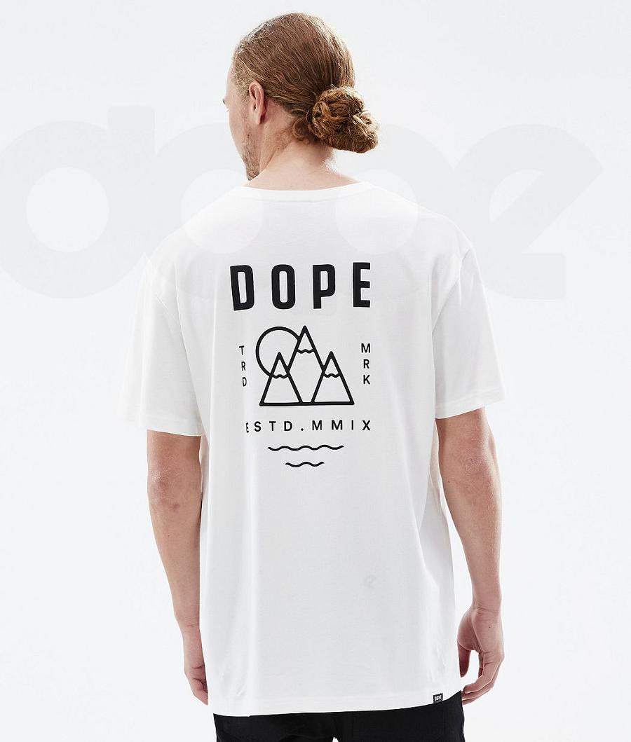 Dope Standard Summit T-shirts Herren Weiß | CH2075BC